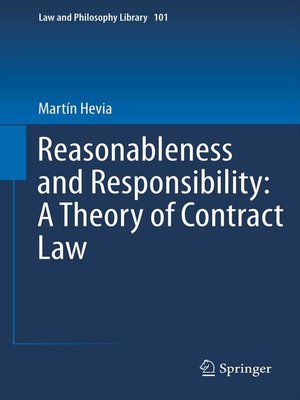 cover image of Reasonableness and Responsibility